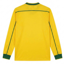 Camiseta Brasil Primera Equipación 1998 Manga Larga Retro