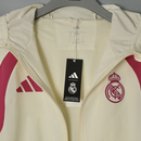 Chaqueta Cortavientos Real Madrid 26/27 Hombre Blanca
