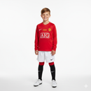 CAMISETA MANCHESTER UNITED I MANGA LARGA 07/08 CONJUNTO INFANTIL (RETRO)