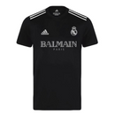 CAMISETA REAL MADRID EDICIÓN LIMITADA BALMAIN PARIS NEGRO 24/25 HOMBRE