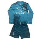 CAMISETA REAL MADRID III MANGA LARGA 17/18 CONJUNTO INFANTIL (RETRO)