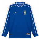 Camiseta Brasil Segunda Equipación 1998 Manga Larga Retro