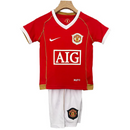 CAMISETA MANCHESTER UNITED I 06/07 CONJUNTO INFANTIL (RETRO)