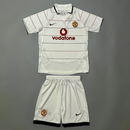 Conjunto Infantil Manchester United III 2004/05 Camiseta y Pantalón Retro