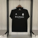 CAMISETA REAL MADRID EDICIÓN LIMITADA BALMAIN PARIS NEGRO 24/25 HOMBRE