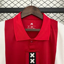 Polo hombre Ajax de Ámsterdam casual rojo y blanco temporada 2025 2026 calidad 1.1 oficial, Ajax polo 2025, Camiseta polo Ajax rojo blanco, Polo Ajax hombre, Ropa casual Ajax Ámsterdam, Calidad 1.1 Holanda, Tienda Hincha Futbolero, Eredivisie 2026 lifestyle, Bloke Core elegante, Regalo hombre Ajax, Polo Ajax 25/26