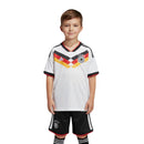 Conjunto infantil Alemania primera equipación 2026 2027 niños kit completo camiseta blanca y pantalón negro oficial DFB fútbol niños 26/27 Mundial 2026.