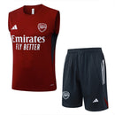 Arsenal 2025, Conjunto Arsenal 25/26, Entrenamiento Arsenal sin mangas, Ropa Arsenal roja y negra, Kit entrenamiento Gunners, Camiseta entrenamiento Arsenal, Calidad 1.1 Arsenal, Nueva colección 2025, Regalo fútbol hombre, Tienda Hincha Futbolero.