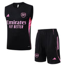 Arsenal 2025, Conjunto Arsenal 25/26, Entrenamiento Arsenal sin mangas, Ropa Arsenal negro y rosa, Kit entrenamiento Gunners, Camiseta regata Arsenal, Calidad 1.1 Arsenal, Nueva colección 2025, Regalo fútbol hombre, Tienda Hincha Futbolero.