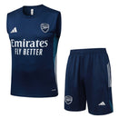Arsenal 2025, Conjunto Arsenal 25/26, Entrenamiento Arsenal sin mangas, Ropa Arsenal azul marino, Kit entrenamiento Gunners, Camiseta regata Arsenal, Calidad 1.1 Arsenal, Nueva colección 2025, Regalo fútbol homem, Tienda Hincha Futbolero.