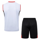 Arsenal 2025, Conjunto Arsenal 25/26, Entrenamiento Arsenal sin mangas, Ropa Arsenal blanca, Kit entrenamiento Gunners, Camiseta regata Arsenal, Calidad 1.1 Arsenal, Nueva colección 2025, Regalo fútbol hombre, Tienda Hincha Futbolero.