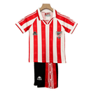 Conjunto infantil retro Athletic Bilbao 1995 1997 primera equipación roja y blanca calidad 1.1 premium época Julen Guerrero oficial, Athletic Bilbao infantil retro, Conjunto niño Bilbao 1995 rojo y blanco, Ropa Athletic Club niños retro, Equipación Bilbao junior 95/97, Calidad 1.1 infantil, Tienda Hincha Futbolero, Regalo niño Athletic Bilbao fútbol, Camiseta rayas rojas y blancas niño, Athletic Kids Retro 1995 Guerrero.