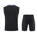 Conjunto hombre FC Barcelona entrenamiento sin mangas edición especial Kobe Bryant 2025 2026 camiseta tirantes negra detalles morados y pantalón corto oficial fútbol culé 25/26.