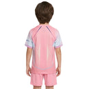 Conjunto infantil FC Barcelona edición especial 2025 2026 niños kit completo camiseta rosa y pantalón corto oficial fútbol niños culés 25/26 exclusivo.