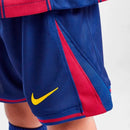 Conjunto infantil FC Barcelona primera equipación 2025 2026 niños kit completo camiseta azulgrana y pantalón corto oficial fútbol niños culés 25/26.