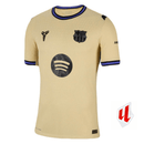 Camiseta hombre FC Barcelona segunda equipación temporada 2025 2026 versión jugador ajuste atlético oficial profesional auténtica parche La Liga pro-dry.