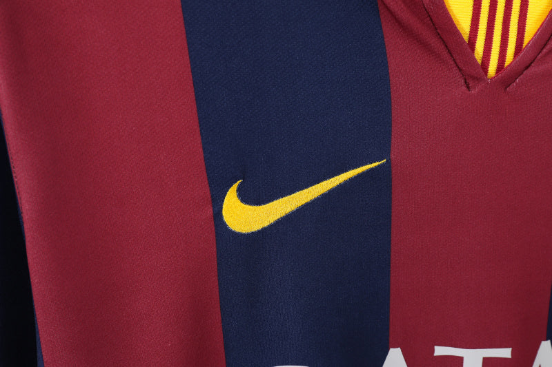 CAMISETA BARCELONA I MANGA LARGA 2014/15 HOMBRE (RETRO)