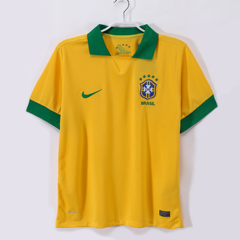 CAMISETA BRASIL I 2013/14 HOMBRE (RETRO)