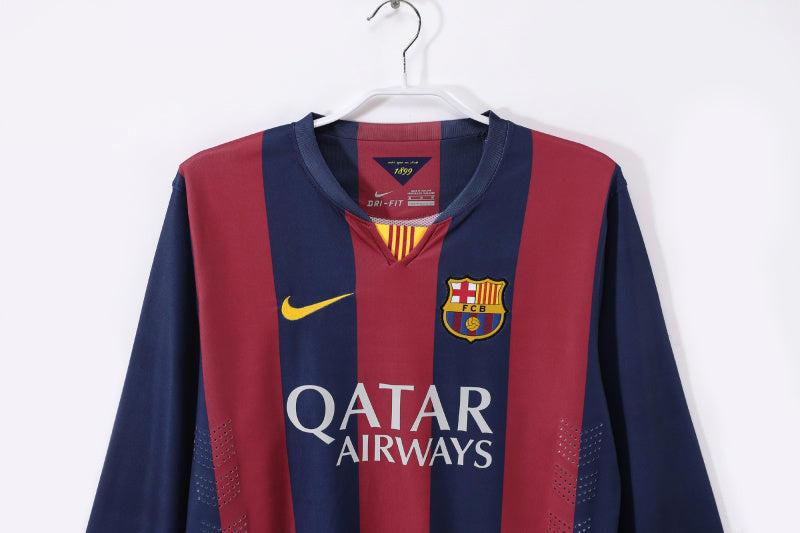 CAMISETA BARCELONA I MANGA LARGA 2014/15 HOMBRE (RETRO)