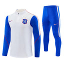 Chándal Chelsea 26/27 Sudadera Blanca y Pantalón Azul