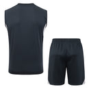 Conjunto Real Madrid 25/26 Camiseta Sin Mangas y Pantalón Gris