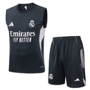 Conjunto Real Madrid 25/26 Camiseta Sin Mangas y Pantalón Gris