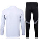 Chándal Real Madrid 25/26 Chaqueta Blanca y Pantalón Negro