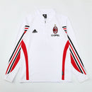 sudadera AC Milan retro, sudadera Milan 2003, ropa fútbol vintage, sudadera blanca hombre, colección retro Milan