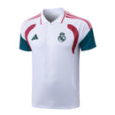 Conjunto Real Madrid 26/27 Polo Blanca y Pantalón Verde