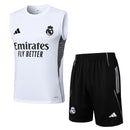 Conjunto Real Madrid 25/26 Camiseta Sin Mangas y Pantalón