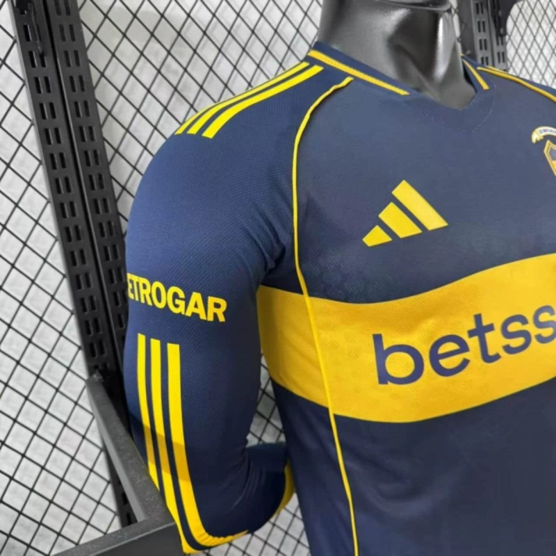 BOCA JUNIORS I 25/26 HOMBRE (VERSIÓN JUGADOR) MANGA LARGA
