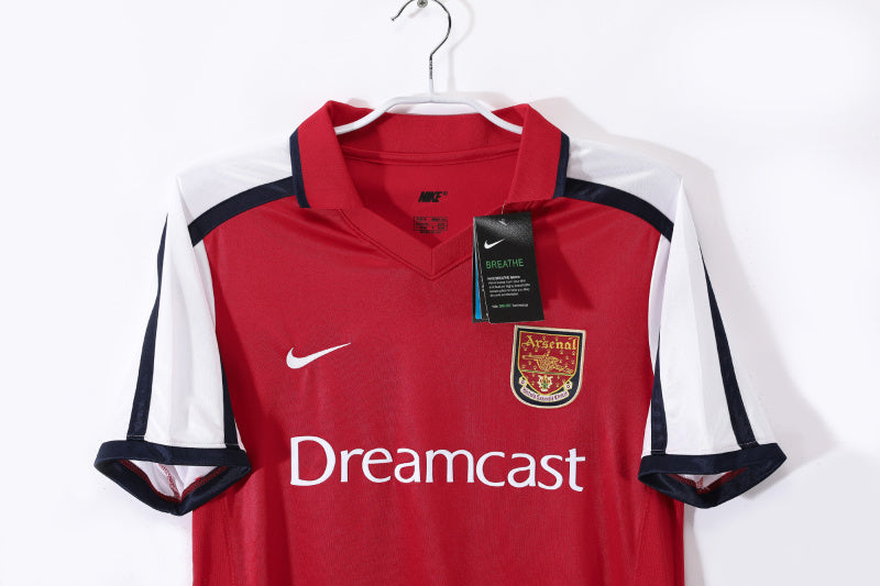 CAMISETA ARSENAL I 2001/02 HOMBRE (RETRO)