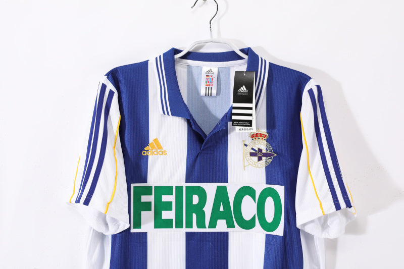 CAMISETA LA CORUÑA I 1999/00 HOMBRE (RETRO)