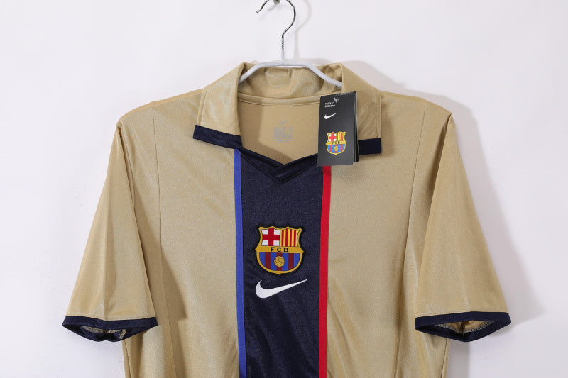 CAMISETA BARCELONA II 2001/02 HOMBRE (RETRO)