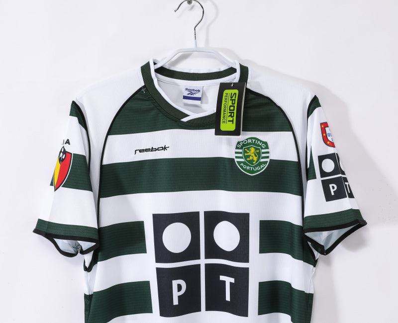 CAMISETA SPORTING LISBOA I 2001/03 HOMBRE (RETRO)