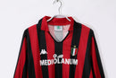 CAMISETA AC MILAN I MANGA LARGA 1988/89 HOMBRE (RETRO)