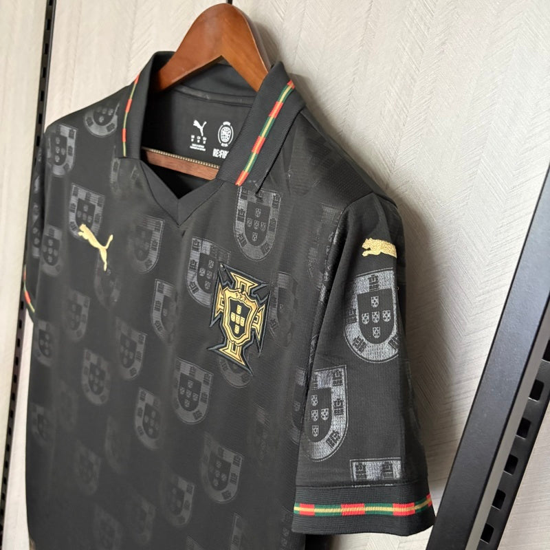 CAMISETA PORTUGAL NEGRA 2025/26 HOMBRE