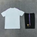 Conjunto Barcelona Entrenamiento 26/27 Camiseta Gris y Pantalón Negro