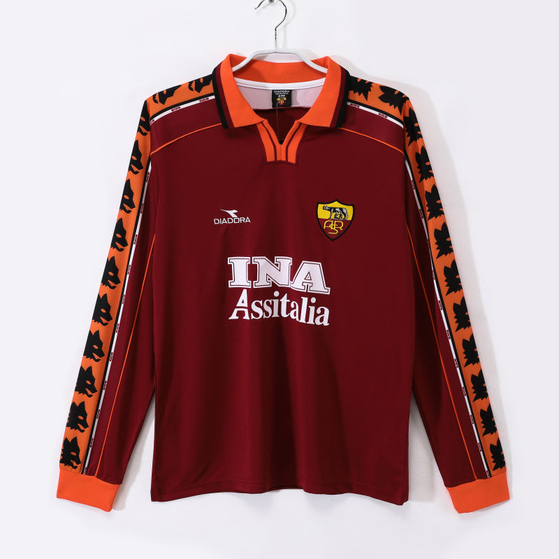 CAMISETA ROMA I MANGA LARGA 1998/99 HOMBRE (RETRO)