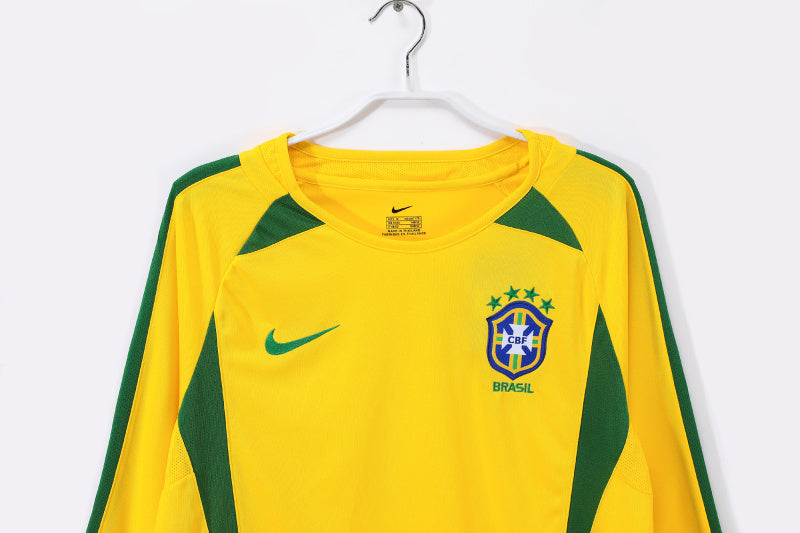 CAMISETA BRASIL I MANGA LARGA 2002/03 HOMBRE (RETRO)