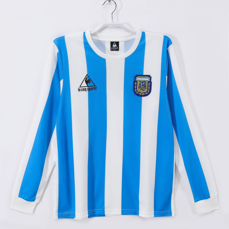 CAMISETA ARGENTINA I MANGA LARGA 1986/87 HOMBRE (RETRO)