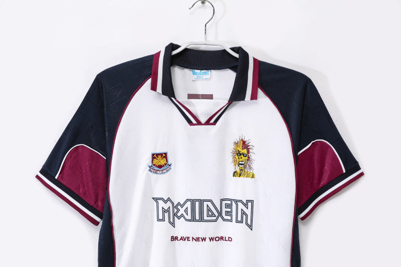 CAMISETA WEST HAM EDICIÓN LIMITADA IRON MAIDEN 1999/01 HOMBRE (RETRO)