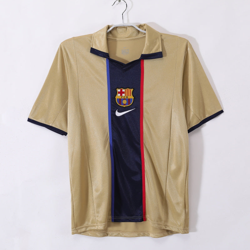 CAMISETA BARCELONA II 2001/02 HOMBRE (RETRO)