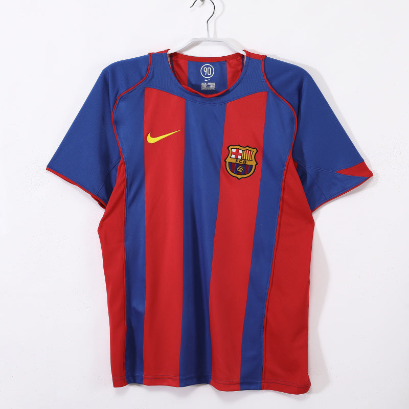 CAMISETA BARCELONA I 2004/05 HOMBRE (RETRO)