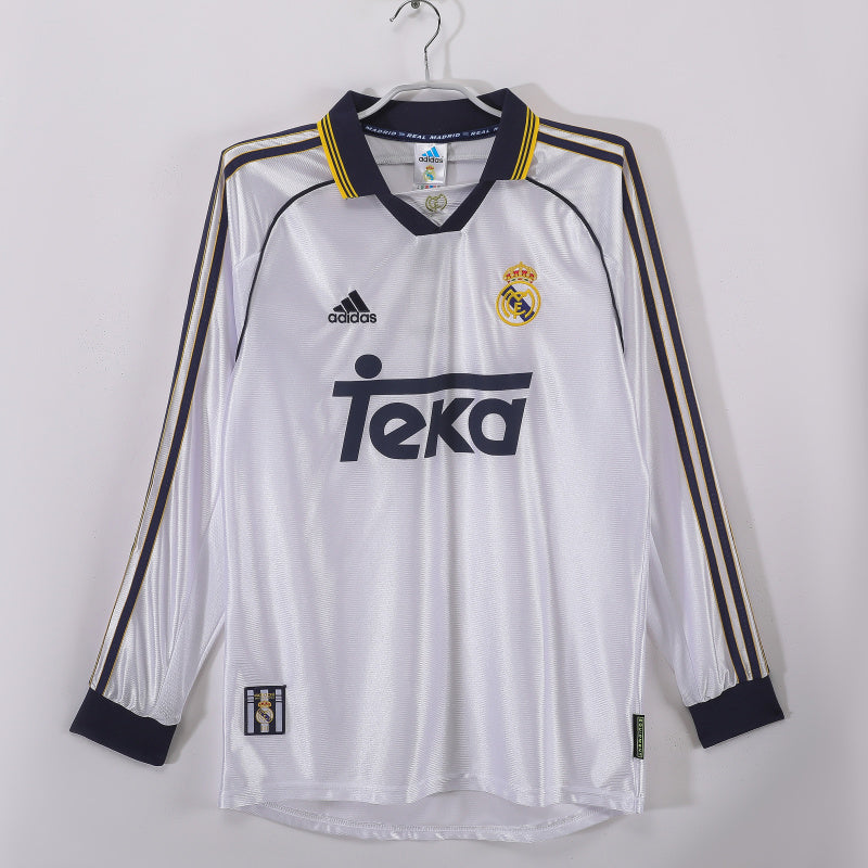 CAMISETA REAL MADRID I MANGA LARGA 1998/00 HOMBRE (RETRO)
