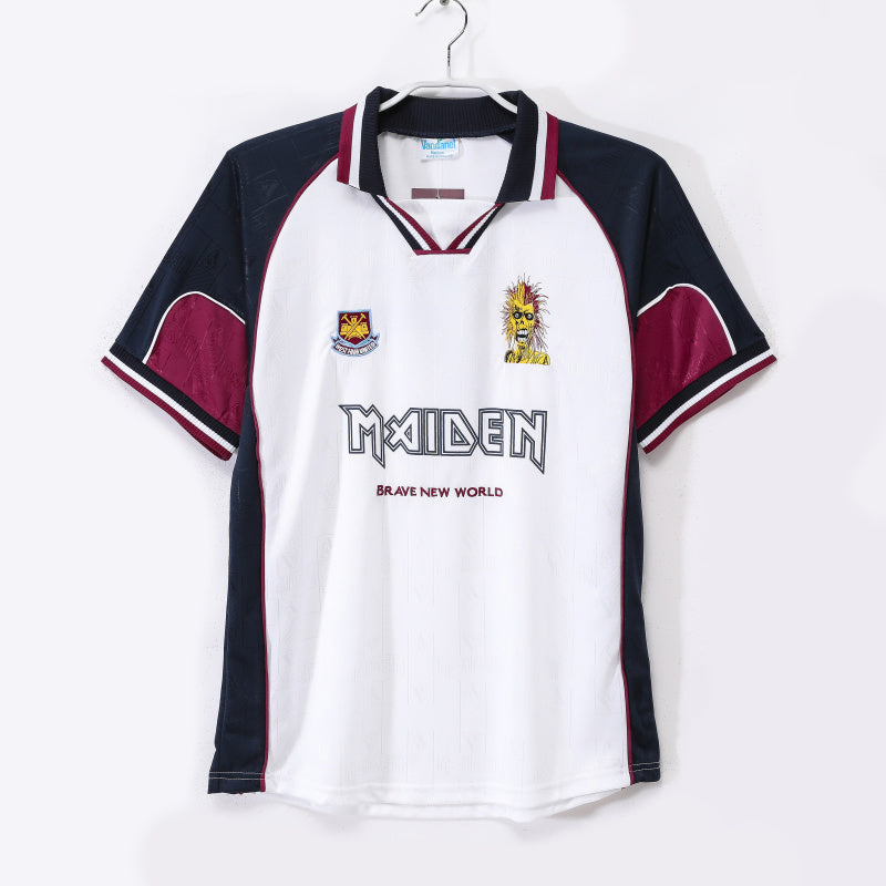 CAMISETA WEST HAM EDICIÓN LIMITADA IRON MAIDEN 1999/01 HOMBRE (RETRO)