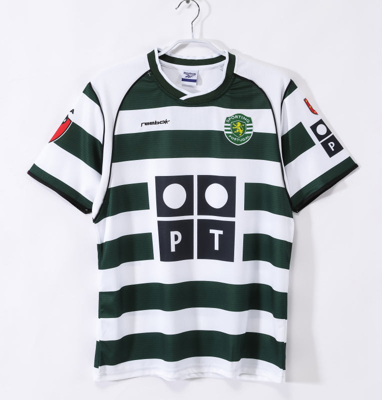 CAMISETA SPORTING LISBOA I 2001/03 HOMBRE (RETRO)