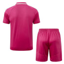 Conjunto Real Madrid 26/27 Polo y Pantalón Rosa