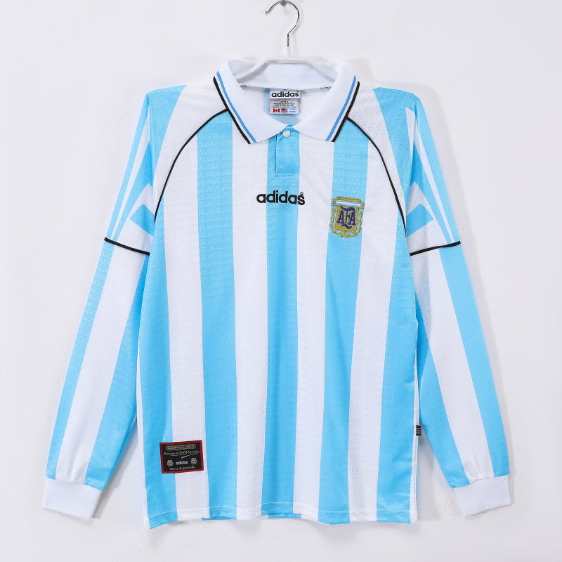 CAMISETA ARGENTINA I MANGA LARGA 1996/97 HOMBRE (RETRO)