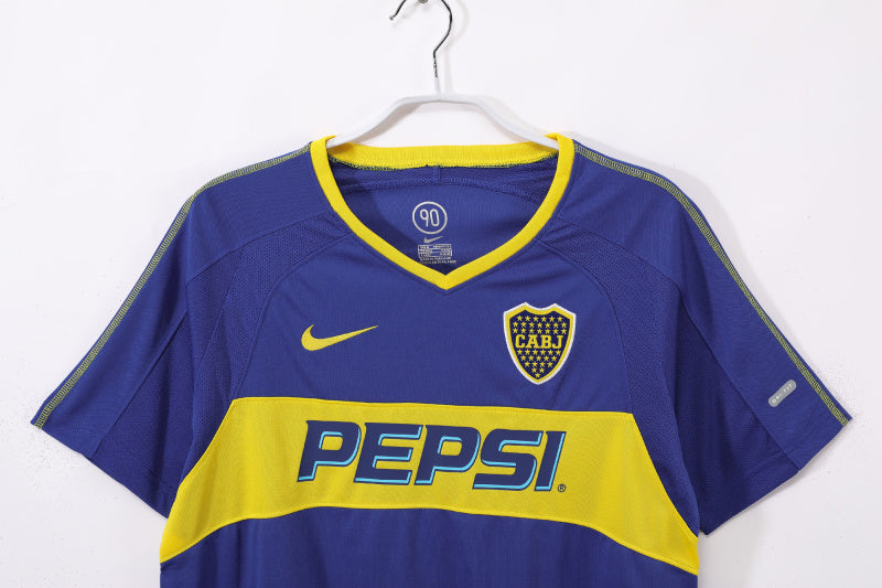 CAMISETA BOCA JUNIORS I 2003/04 HOMBRE (RETRO)